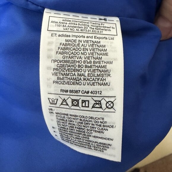 NEW Adidas BSC Performance Insulated Jacket Blue CZ0617 Men’s Size Small - Picture 15 of 16